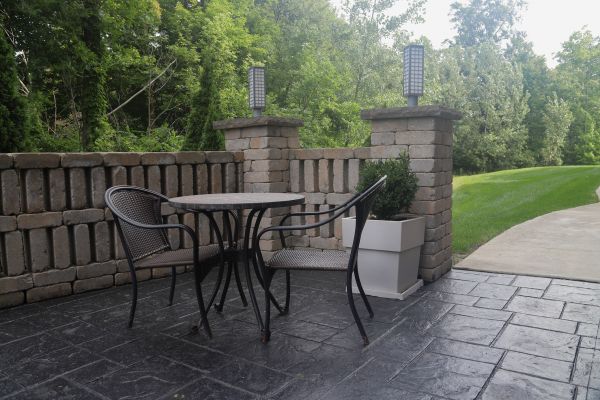 Concrete Patio Stamping in Littleton